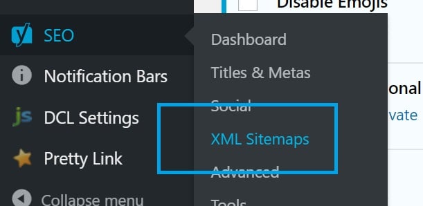 wordpress seo xml sitemaps