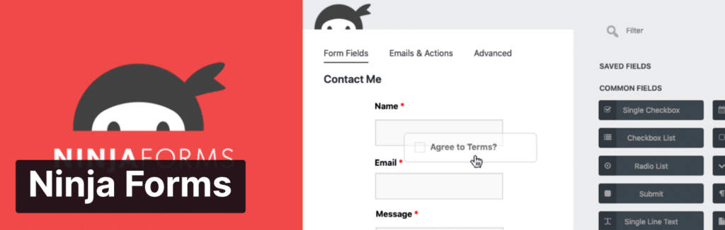 Ninja Forms WordPress contact form plugin