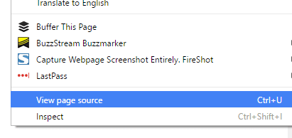 chrome forráskód megtekintése