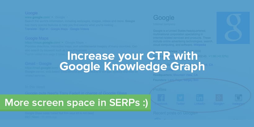 increase ctr google knowledge graph