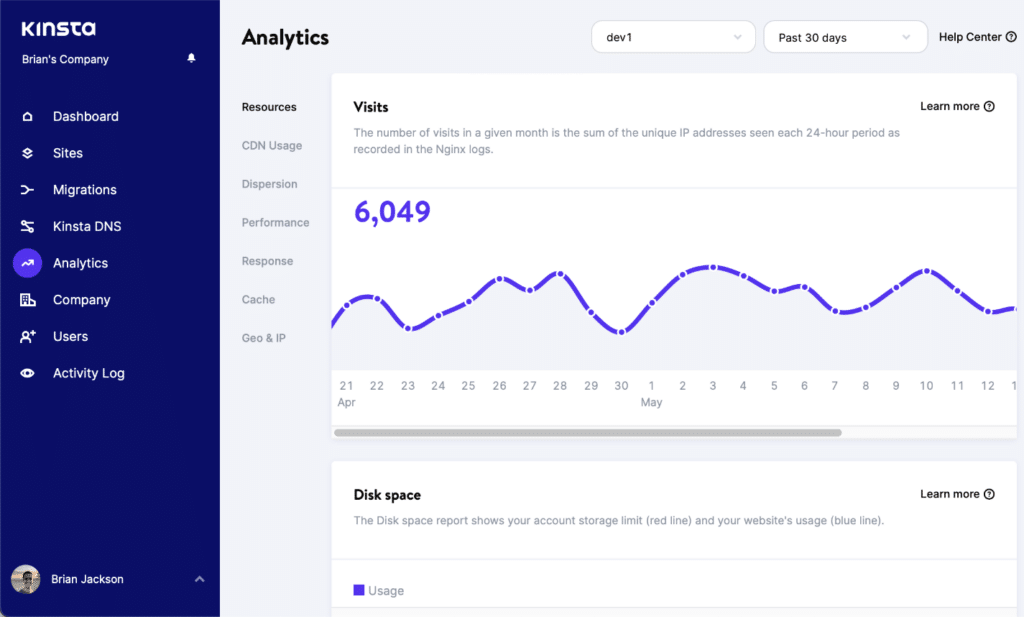Kinsta Analytics resources