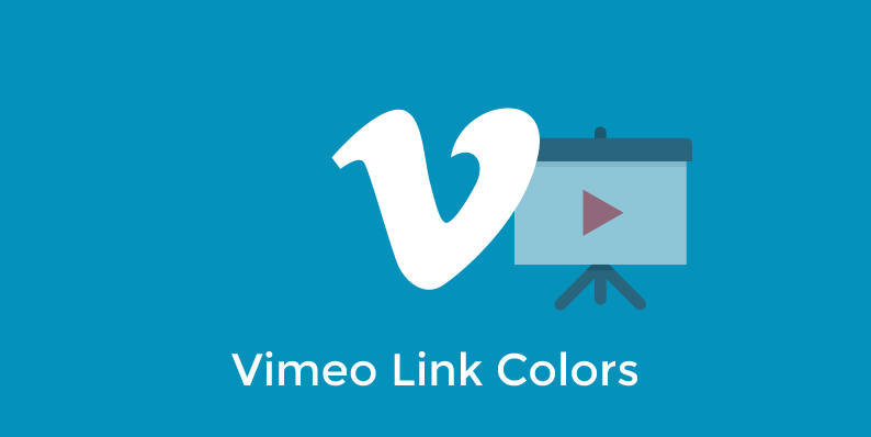 vimeo link colors