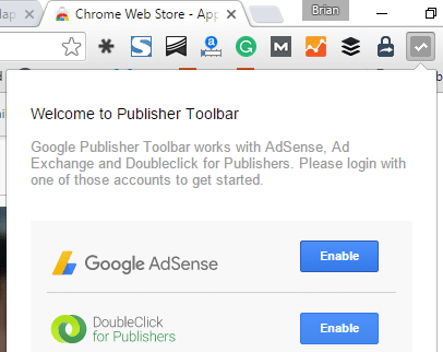 enable google toolbar