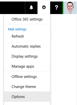 Outlook Web App Options