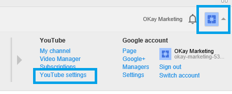 YouTube Settings