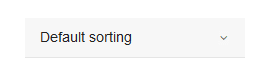 default sorting