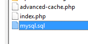 mysql.sql file