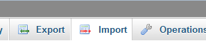 phpMyAdmin Import