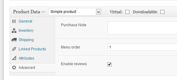 woocommerce menu order