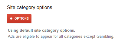 adwords site category options