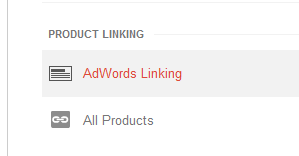 analytics adword linking