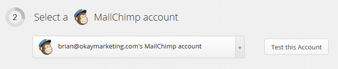 authenticate mailchimp