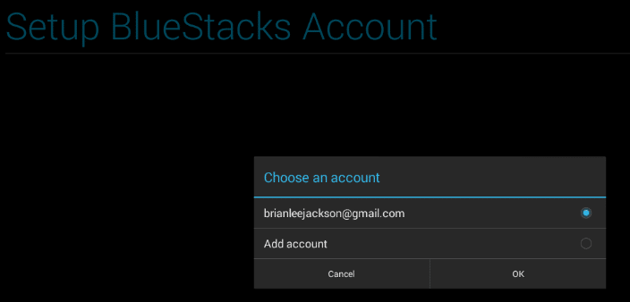 bluestacks gmail