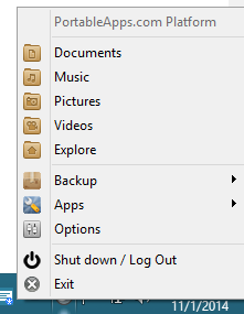 exit portableapps platform