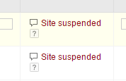 google adwords site suspended