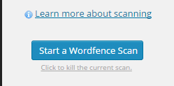 start a wordfence scan