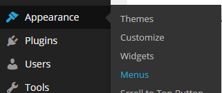 wordpress menus