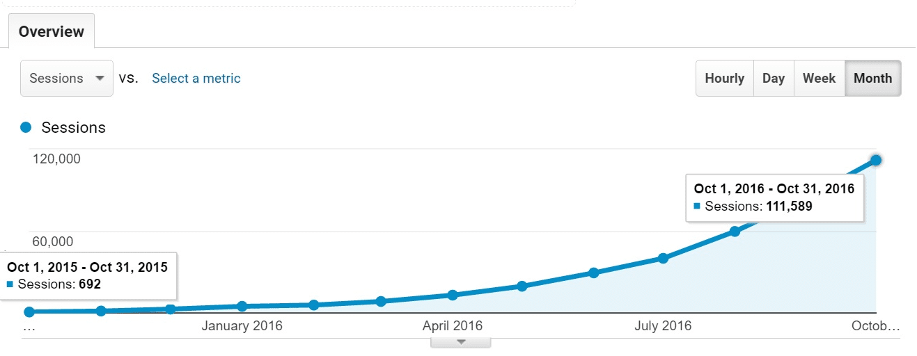 niche traffic growth