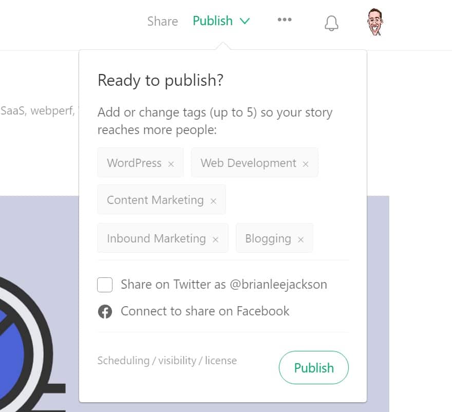 publish on medium