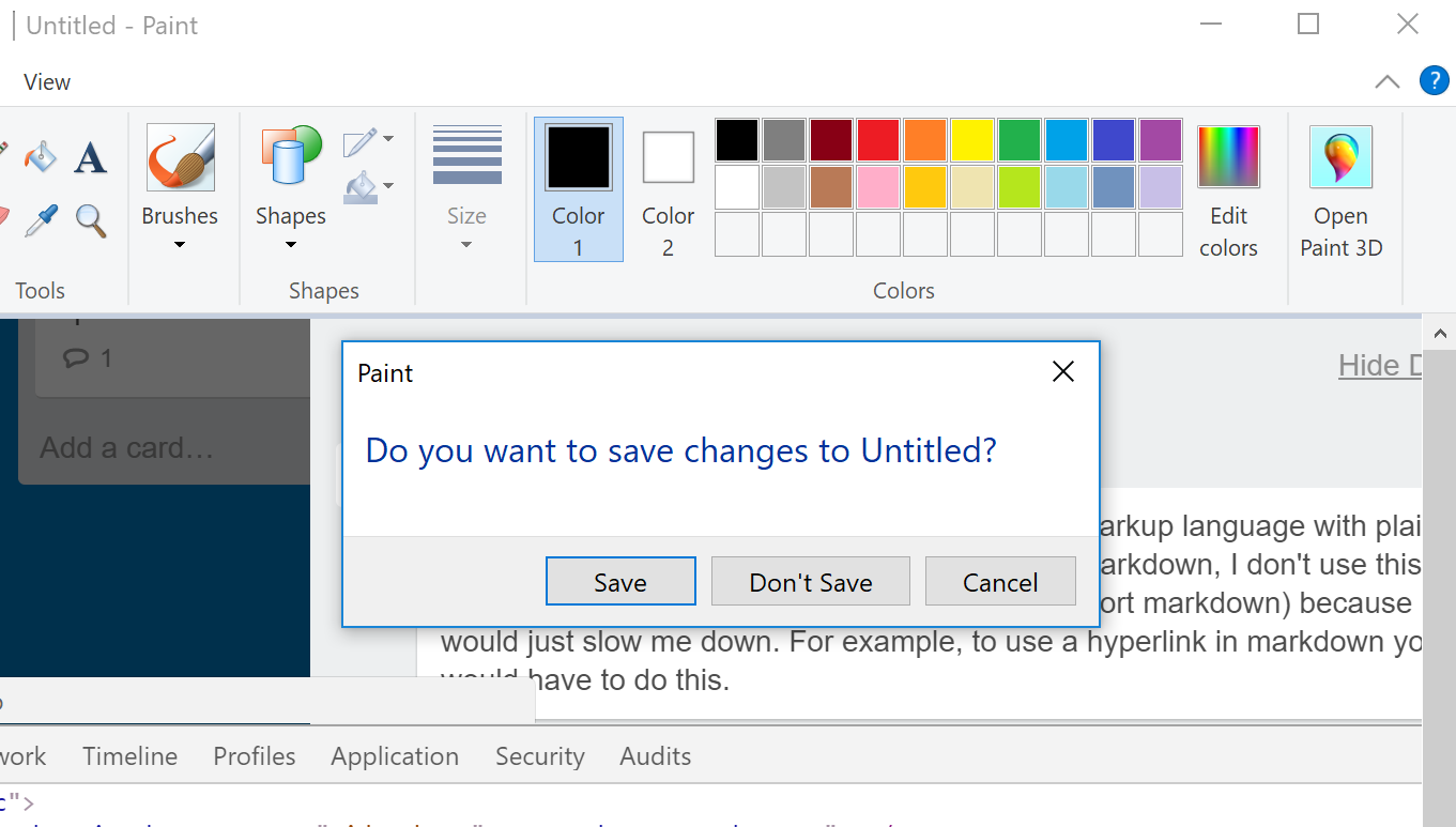 save prompt in paint