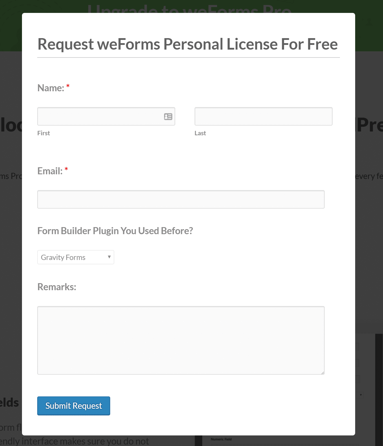 Free personal license