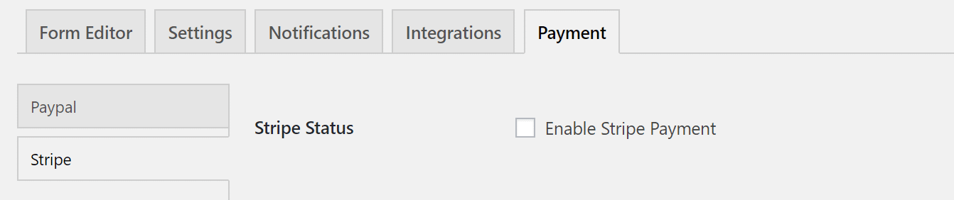 weForms payment options