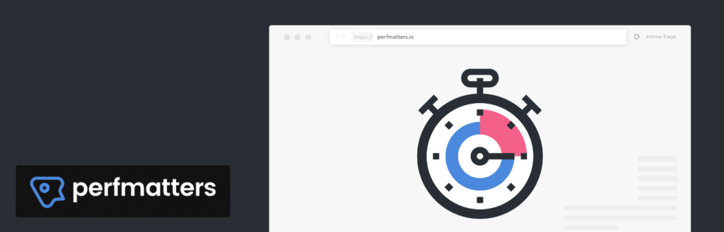 Perfmatters web performance WordPress plugin