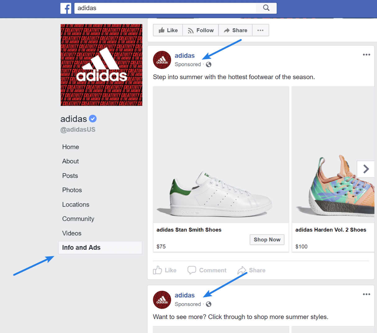 How to find competitor's Facebook ads