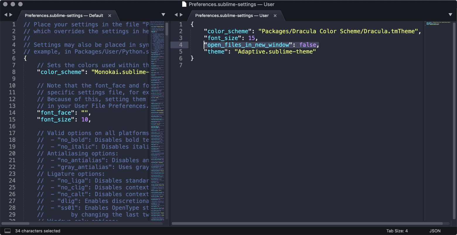 mac sublime text 3 split window into rows