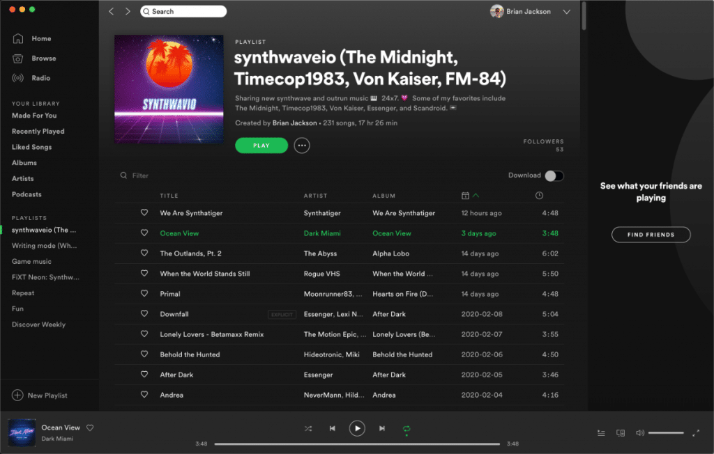 spotify for mac update