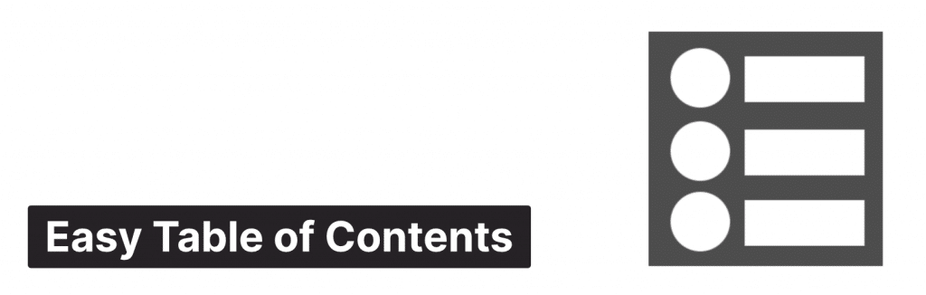 Easy Table of Contents WordPress plugin