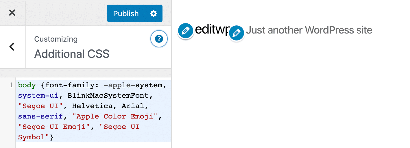 Moving to a system font stack in wordpress how and why 