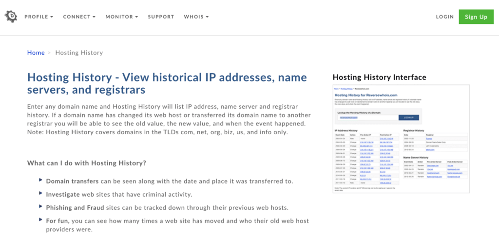 Whois History - DomainTools