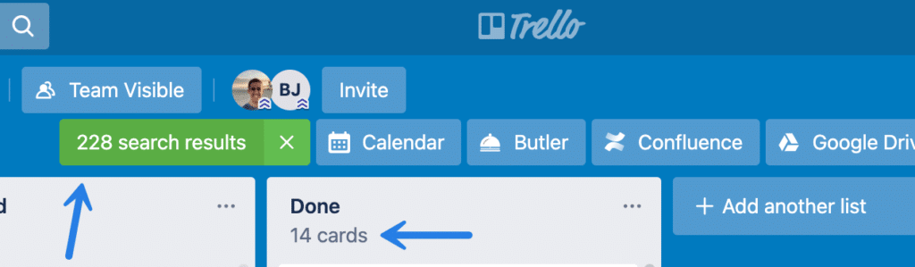 Trello Real-Time Card Counter