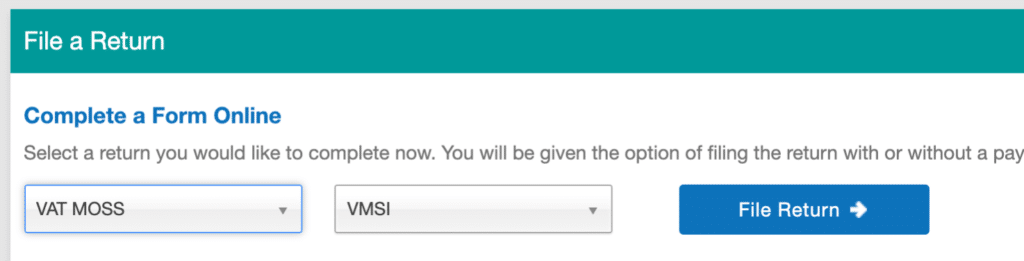 Complete VAT OSS form online