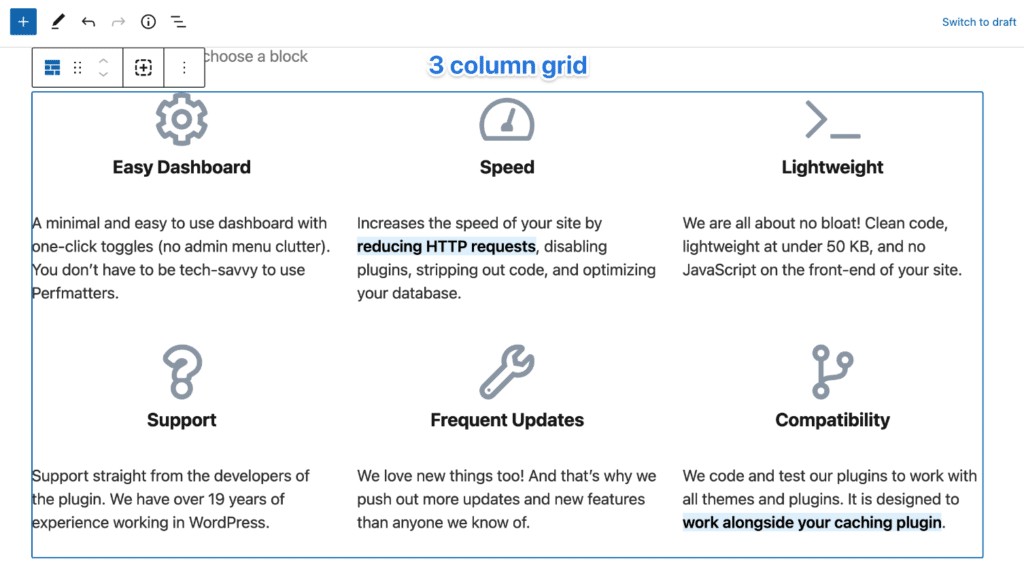 3 column grid