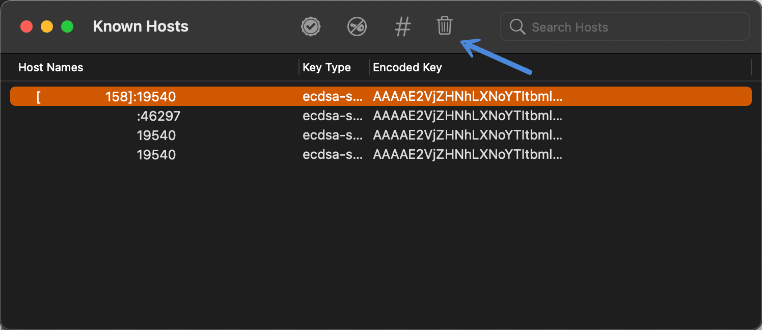 How to easily fix the warning remote host identification has changed