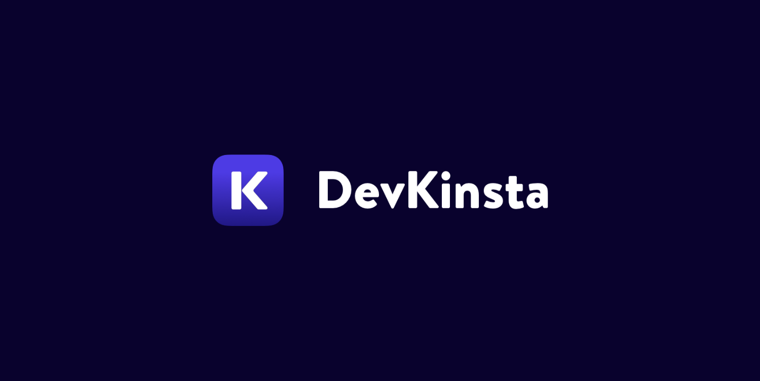 WordPress development environment with DevKinsta