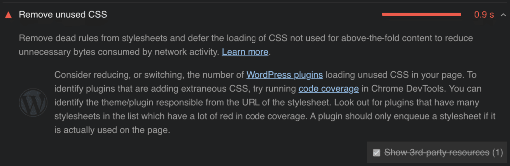 Remove unused CSS