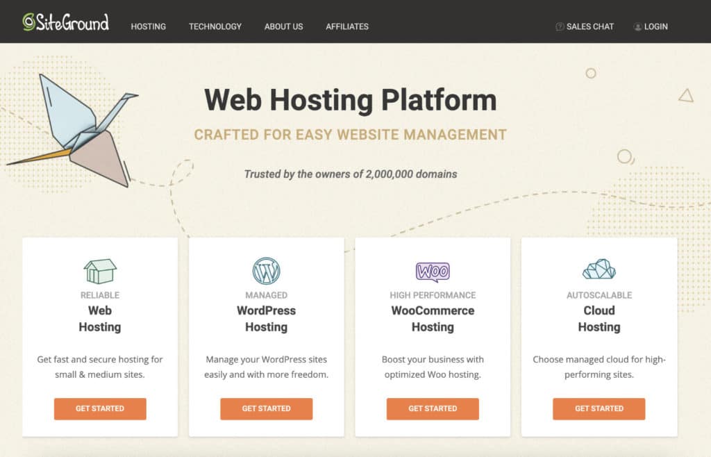 SiteGround WordPress hosting