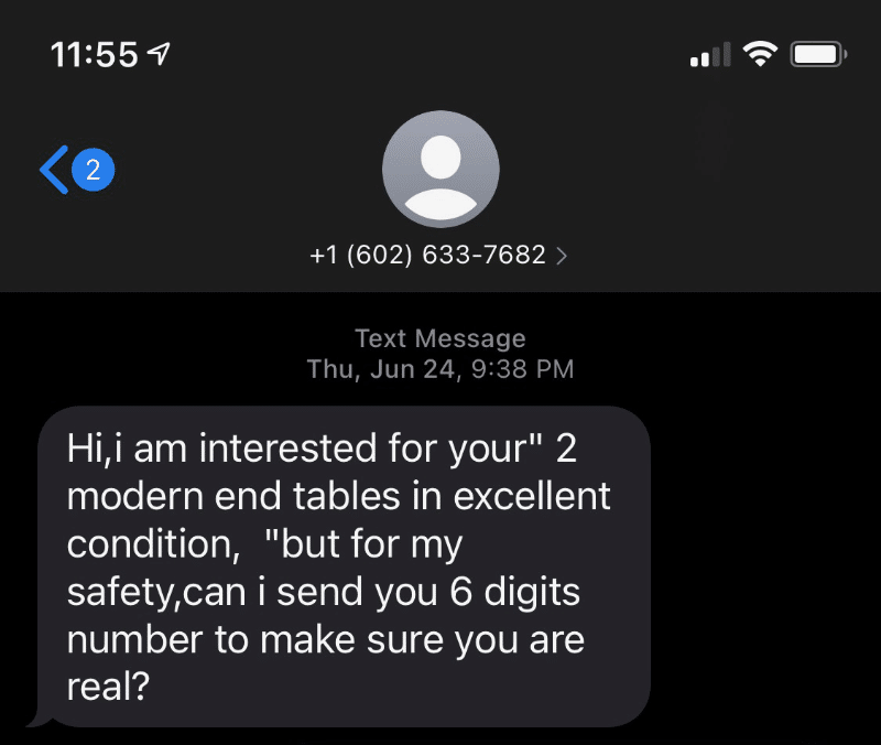 rickroll a scammer