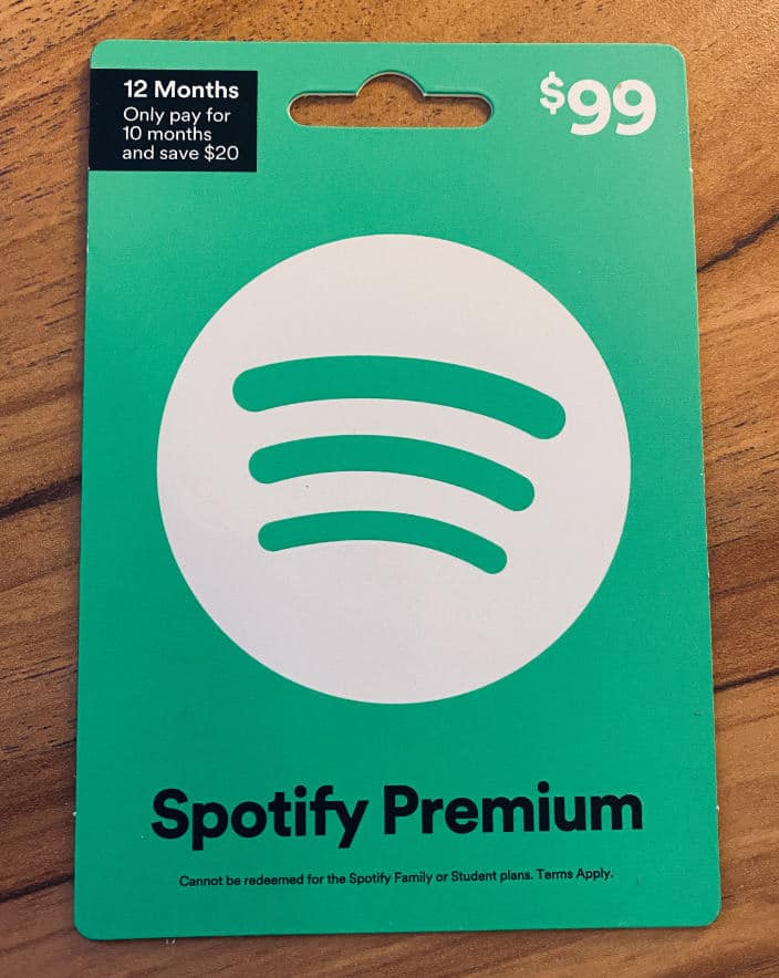 How Does a Spotify Gift Card Work 