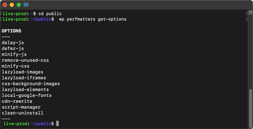 Clean uninstall via WP-CLI
