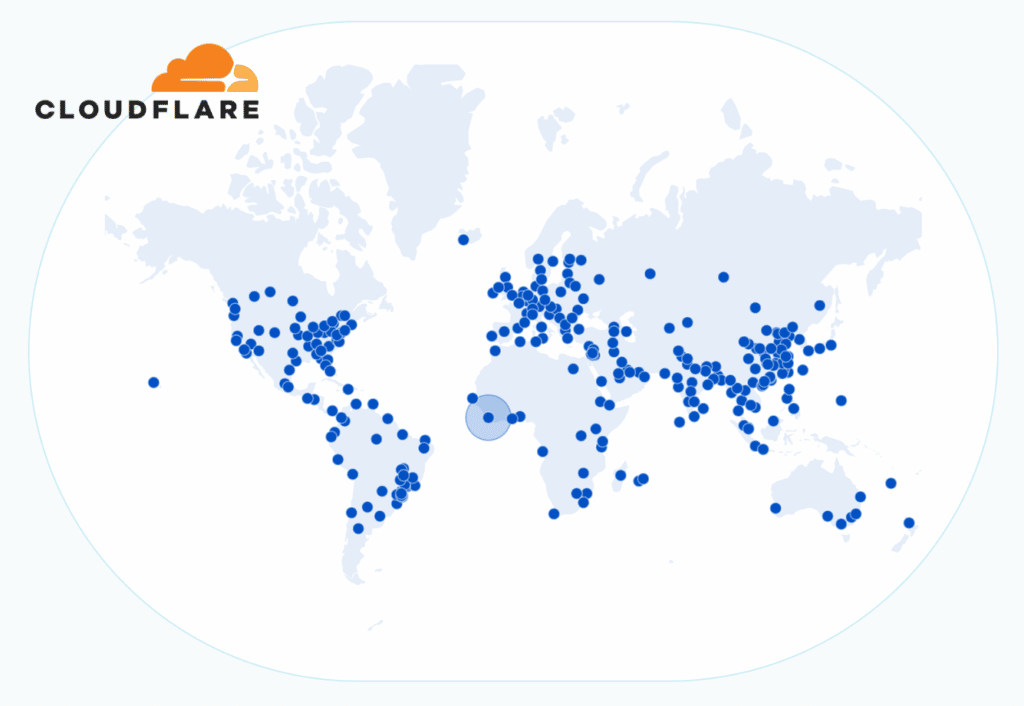 Cloudflare CDN locations